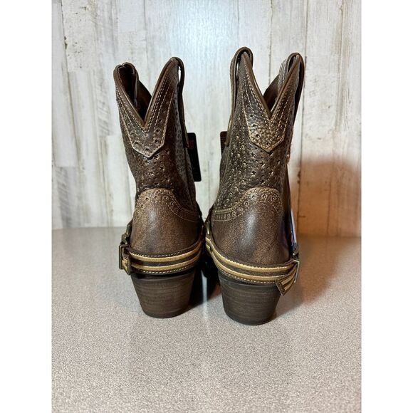 Womens Durango DRD0368 8" Crush Bootie - Bronzed Brown - Size 9M - Picture 3 of 11